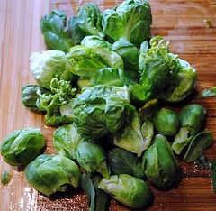 Brussels Sprouts Harvest