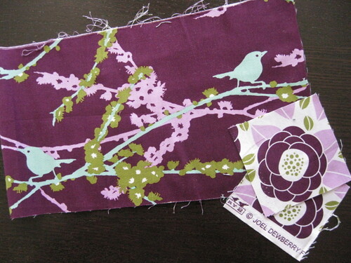 Aviary 2 for Eggplant Block from Sew Love Fabrics!