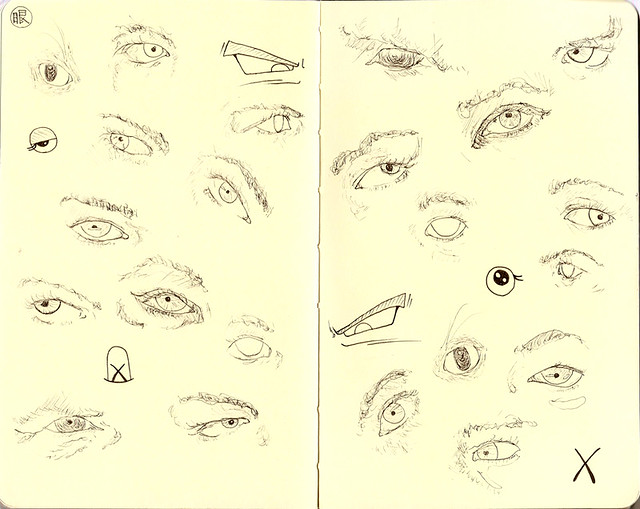 random portrait: eyes