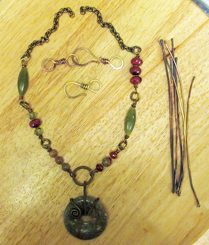 necklace and wirework