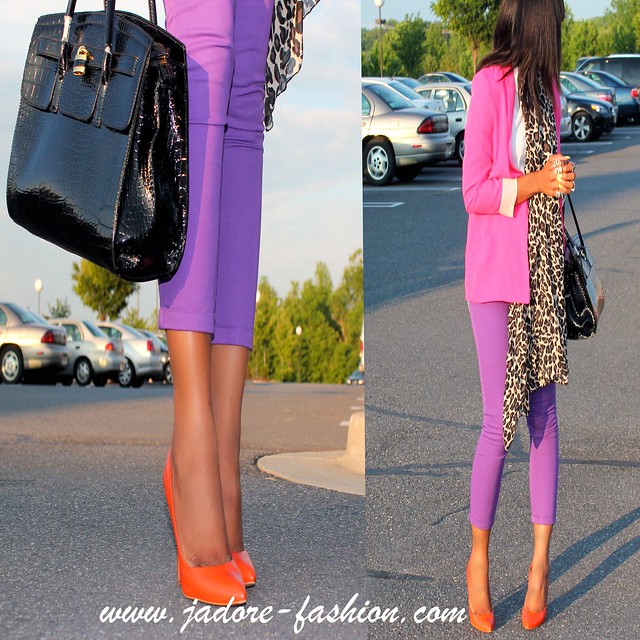 Fuschia & Purple by Jadore-fashion