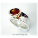 Fair Trade Natural Fire Citrine in 14k and Stelring Silver