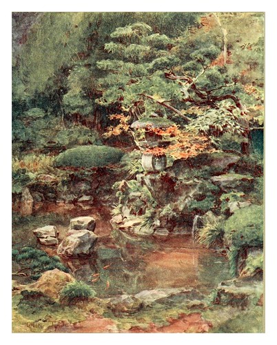 014-Jardin en Ashinoyu-Japanese gardens 1912-Walter Tyndale