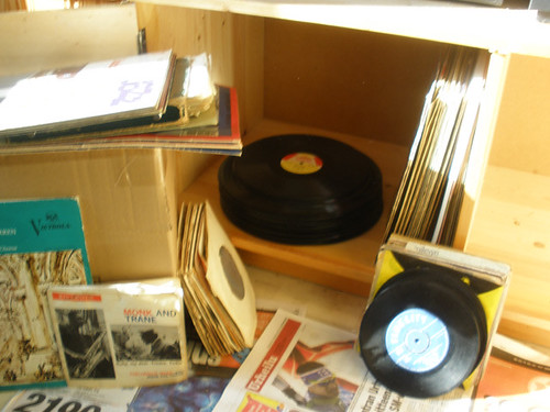 Sorting vinyls..