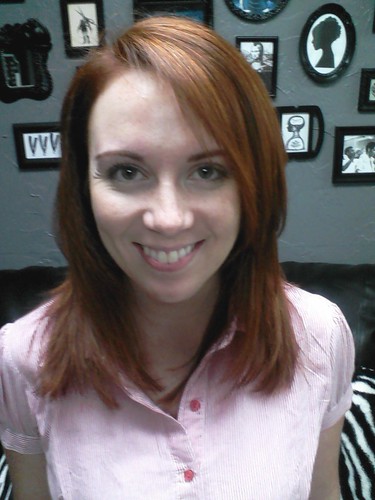 copper orange hair color. ASHLEY#39;S NEW HAIR COLOR,
