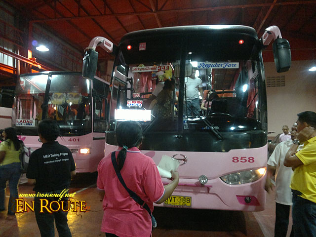 The pink Flordia Bus headed to Claveria