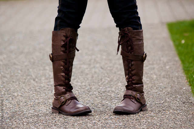 Brown Lace Up Boots III