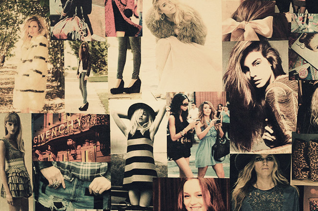 Fashion mood board, Collage, Poster board