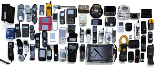 Just some of the many devices with screens that I own.