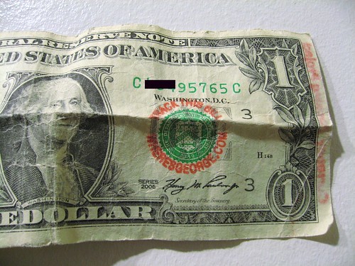 Where’s George: Poor Condition Dollar Bi by Mrs. Gemstone, on Flickr
