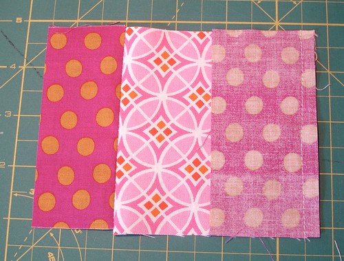 Altered Four Square Quilt Block Tutorial: Sewing the Middle Pair