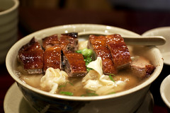 roast duck & wonton noodle soup @ hk wonton garden