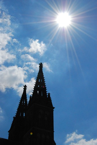 Torres da igreja de São Pedro e Paulo em Vyšehrad
