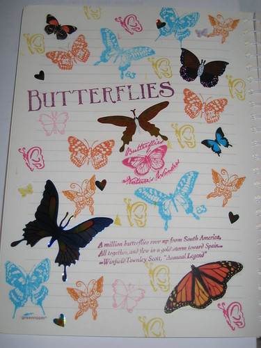 Day 105: Random Butterfly Journal page