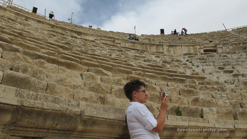 Gerasa ruins in Jerash Jordan