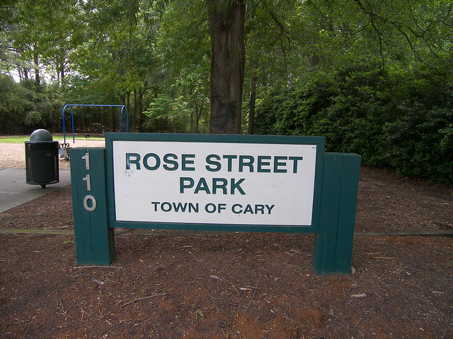 Cary NC:  Rose Street Park