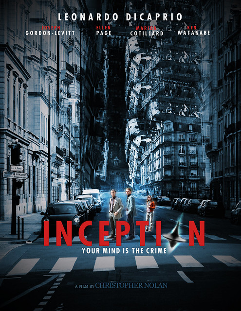 Inception Poster (school project) by Max Potvin