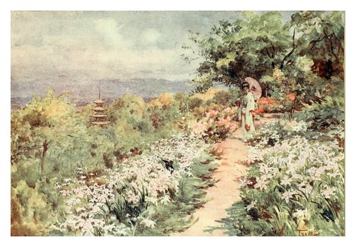 004-Un jardin en una ladera de Tokio-Japanese gardens 1912-Walter Tyndale