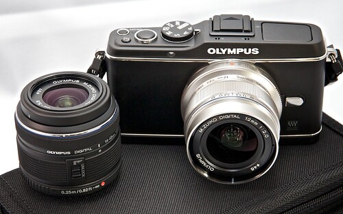 Olympus E-P3 with 12mm & Kit Lens