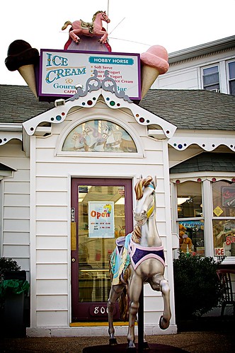 The Hobby Horse ice cream shop.