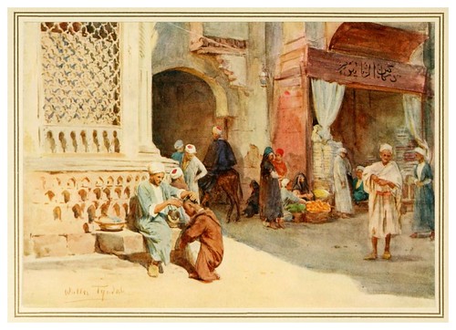013- El peluquero-An artist in Egypt (1912)-Walter Tyndale