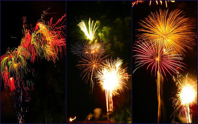 Firework Collage