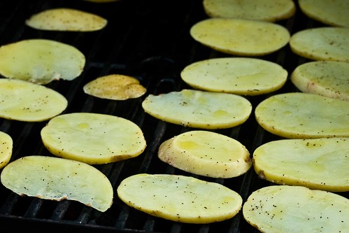 par cooked potatoes, olive oil, salt, pepper