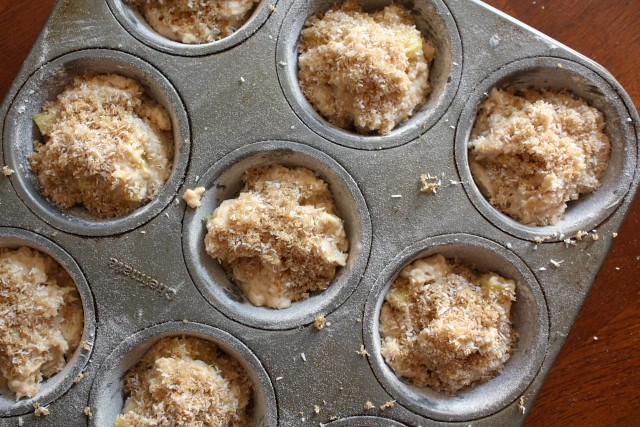 Muffins, ready to be baked