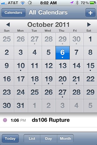 Be Prepared! October 6, 2011: The ds106 Rupture