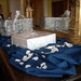 Blue and white gift table 