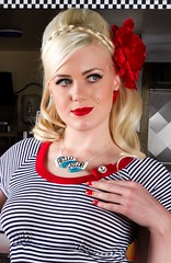 Miss Fortune - Nautical Nancy Dolly Top