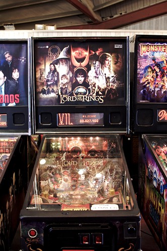 Lord of the Rings pinball machine.
