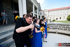 Gregory Cazillo Photographing a Wedding!