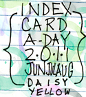 Index Card-A-Day Button