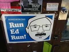 Run Ed Run sign though @MayorEdLee says he won't run #sfmayor