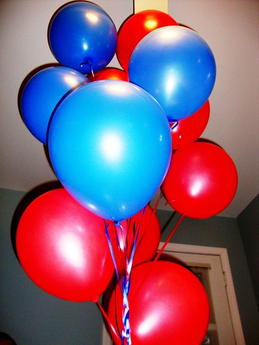 Superman Balloons for Brady