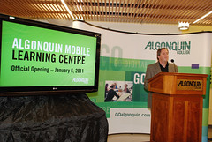 Algonquin College Mobile Learning Centre Opening by Algonquin College Gallery