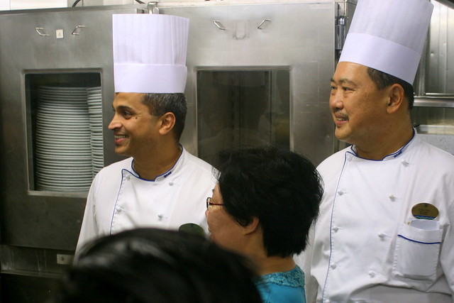 Executive Chef Suresh Balal and one of his chefs Chin Tan from Malaysia!