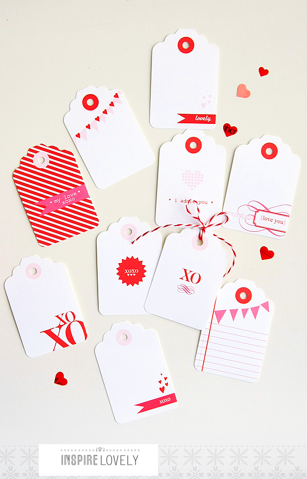 Exclusive Valentine Gift tags