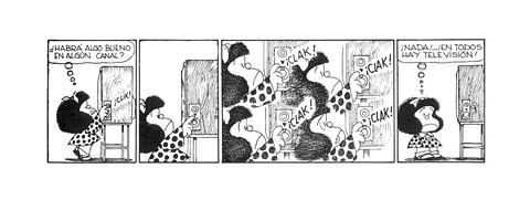 La televisión según Mafalda