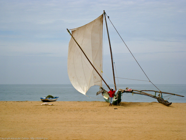 Лодка на пляже