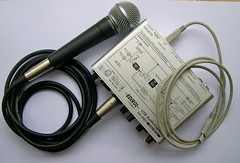 Shure Sm58 and Edirol USB Audio Capture UA-25EX interface