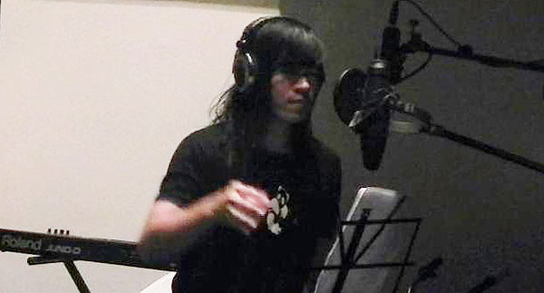 A serious looking Steven Lim in the recording studio (picture via StevenLim.net)