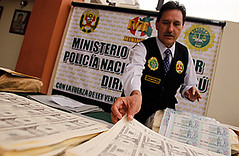Counterfeiting in Peru