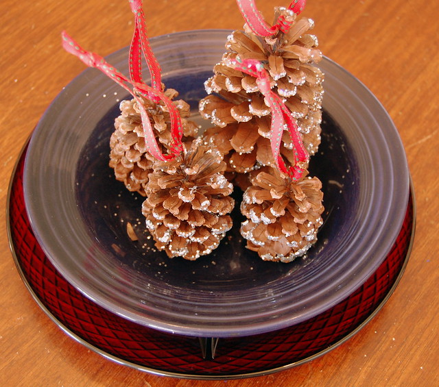 pinecone ornaments