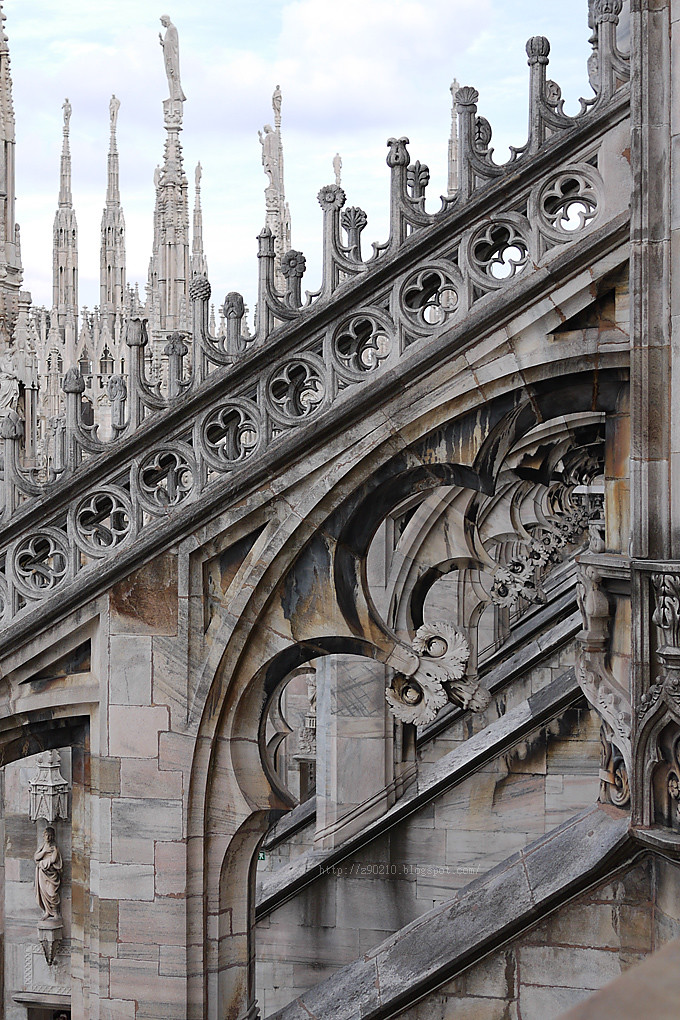 Roof Milan Cathedral Duomo 米蘭大教堂屋頂