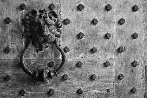 Beware Of Dog (Leeds Castle Door Detail), Kent by flatworldsedge