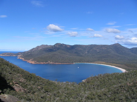 Wineglass Bay from vantage point