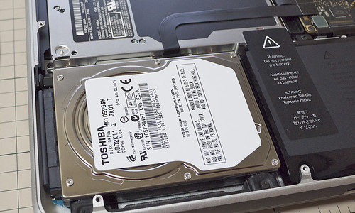 MacBook Pro 13" internal HDD into is replaced to 1TB #3