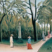 Henri Rousseau: The Luxembourg gardens - Monument to Chopin (1909)